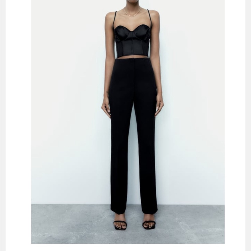 Zara highwaisted pants